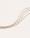 Ketting Cleopatra Blanch Staal verguld met goud