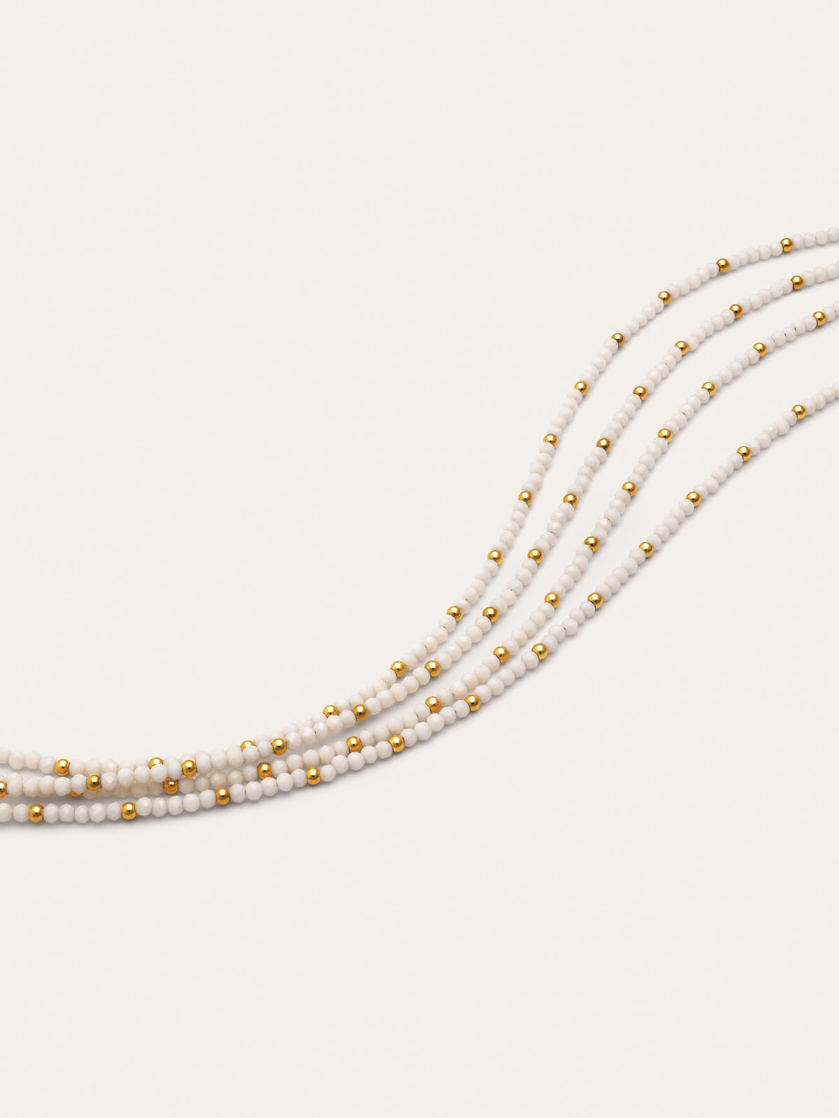 Ketting Cleopatra Blanch Staal verguld met goud