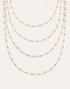 Ketting Cleopatra Blanch Staal verguld met goud