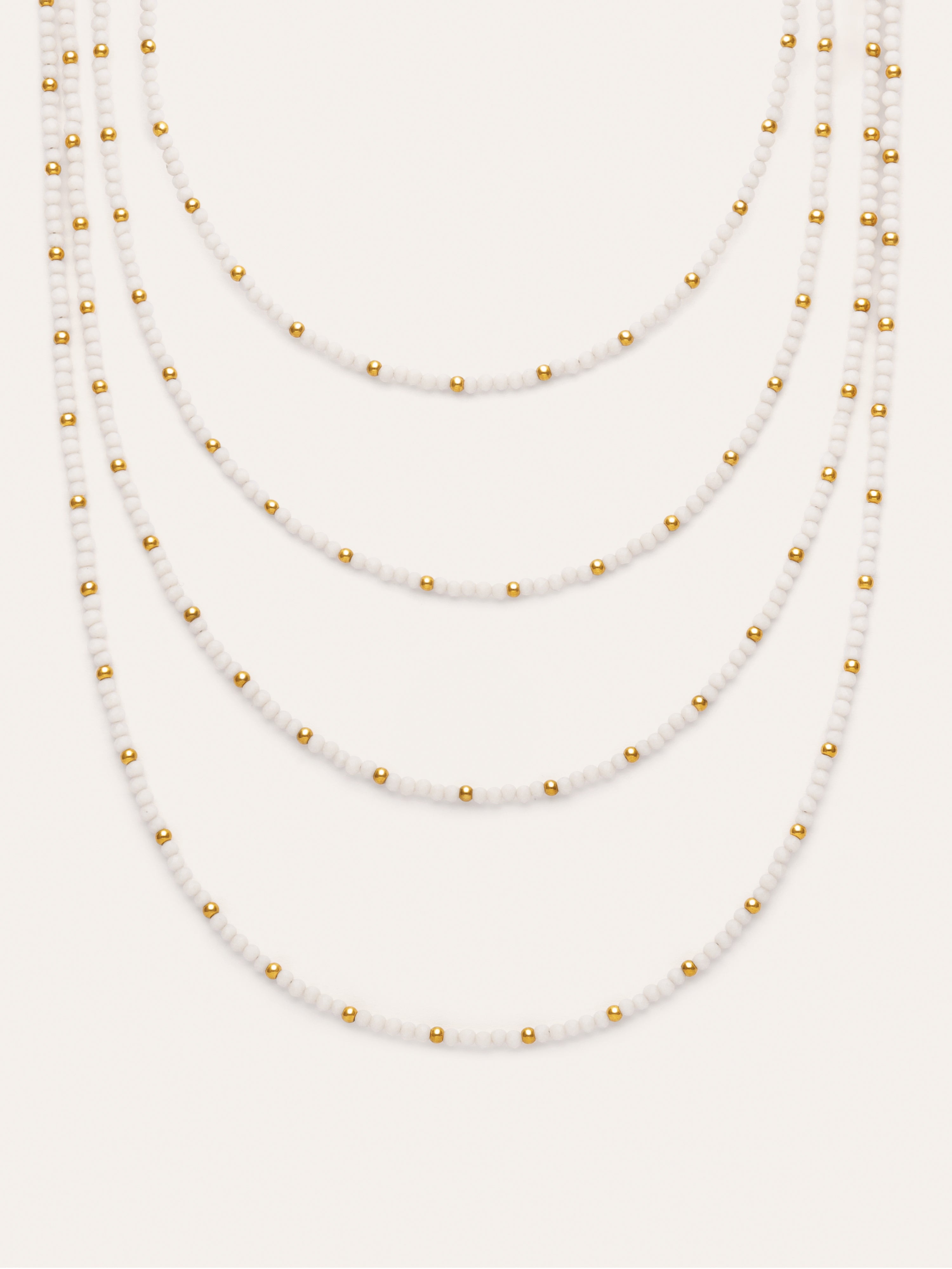 Ketting Cleopatra Blanch Staal verguld met goud