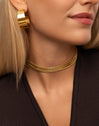 Choker Cleopatra Acero Baño Oro