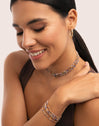 Pulsera Crystals Cleopatra Acero Baño Oro