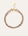 Choker Crystals Cleopatra Acero Baño Oro