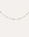 Collar Crystals Colors Acero