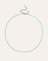 Colar Dots Turquoise Enamel Aço - vista 4
