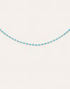Colar Dots Turquoise Enamel Aço