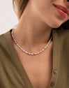 Collar Daylight Perlas Acero Baño Oro