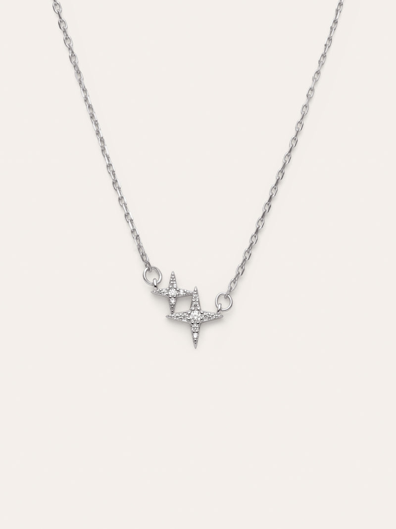 Collar Duo Spark Plata