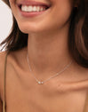 Collana Duo Stars - puesto en modelo