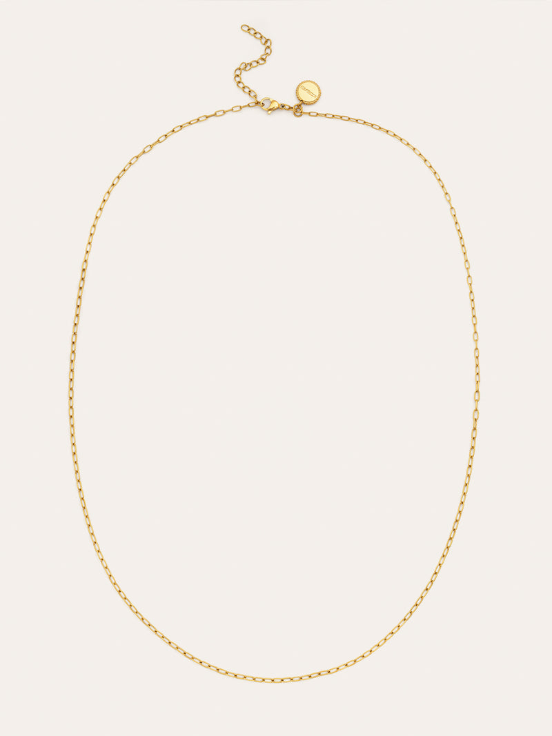 Collar Fine Chic Acero Baño Oro