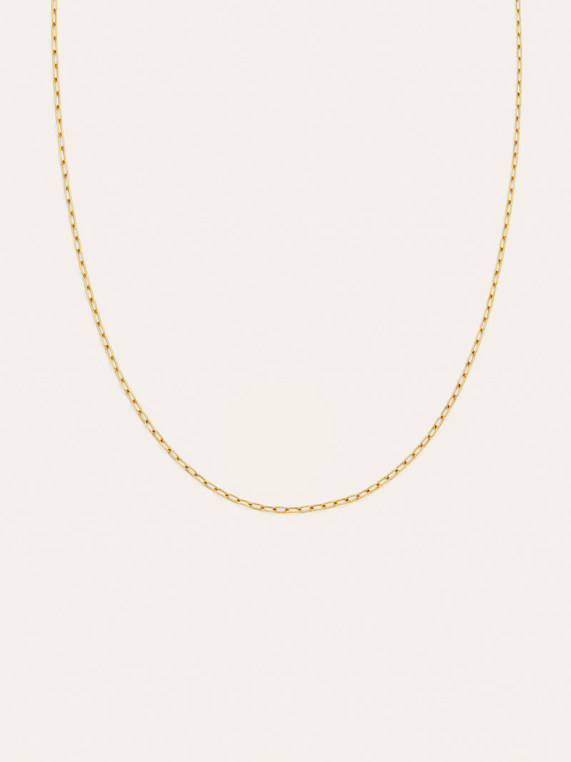 Collar Fine Chic Acero Baño Oro