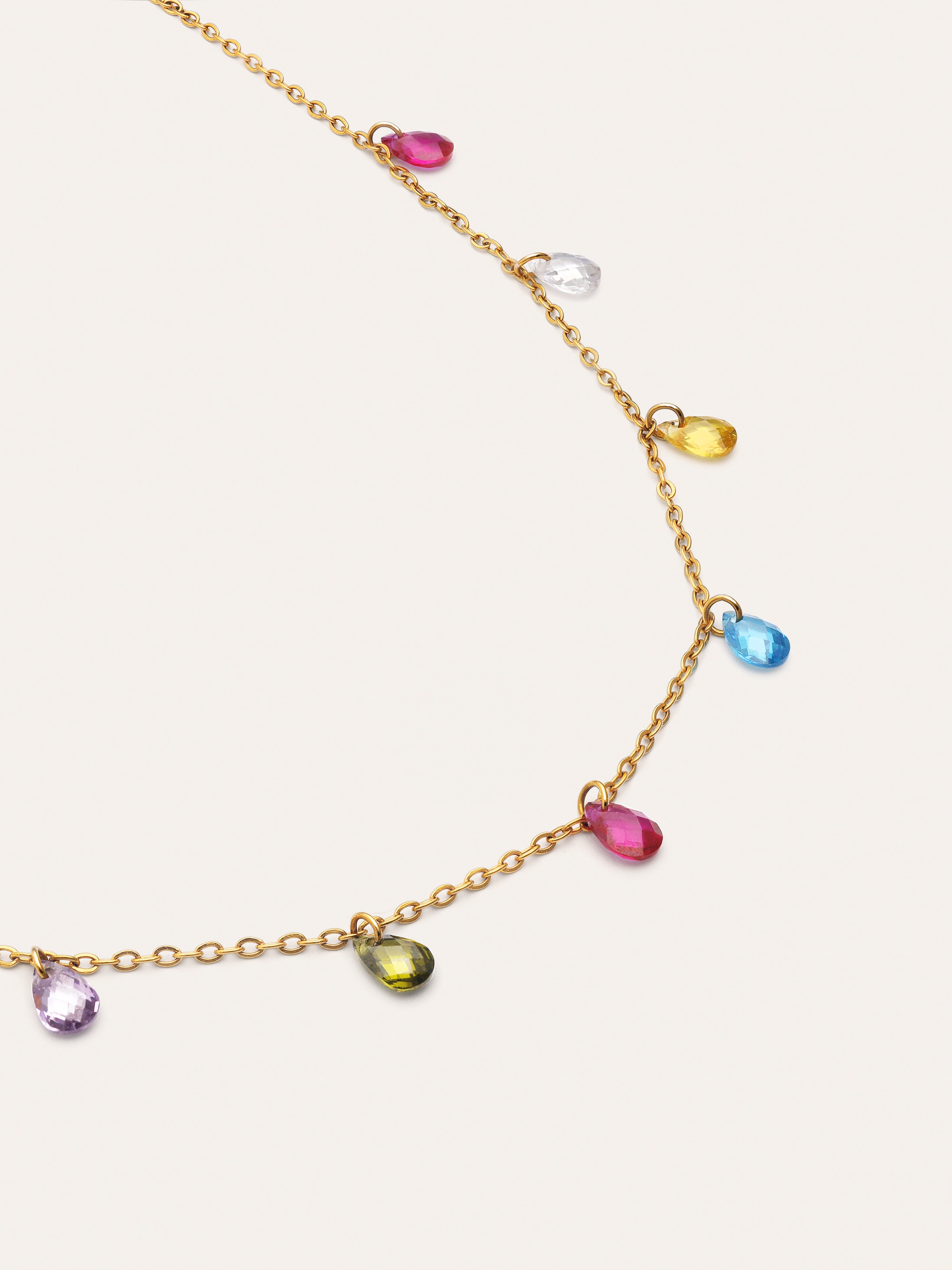 Collar Xiqueta Meua Colors Acero Baño Oro