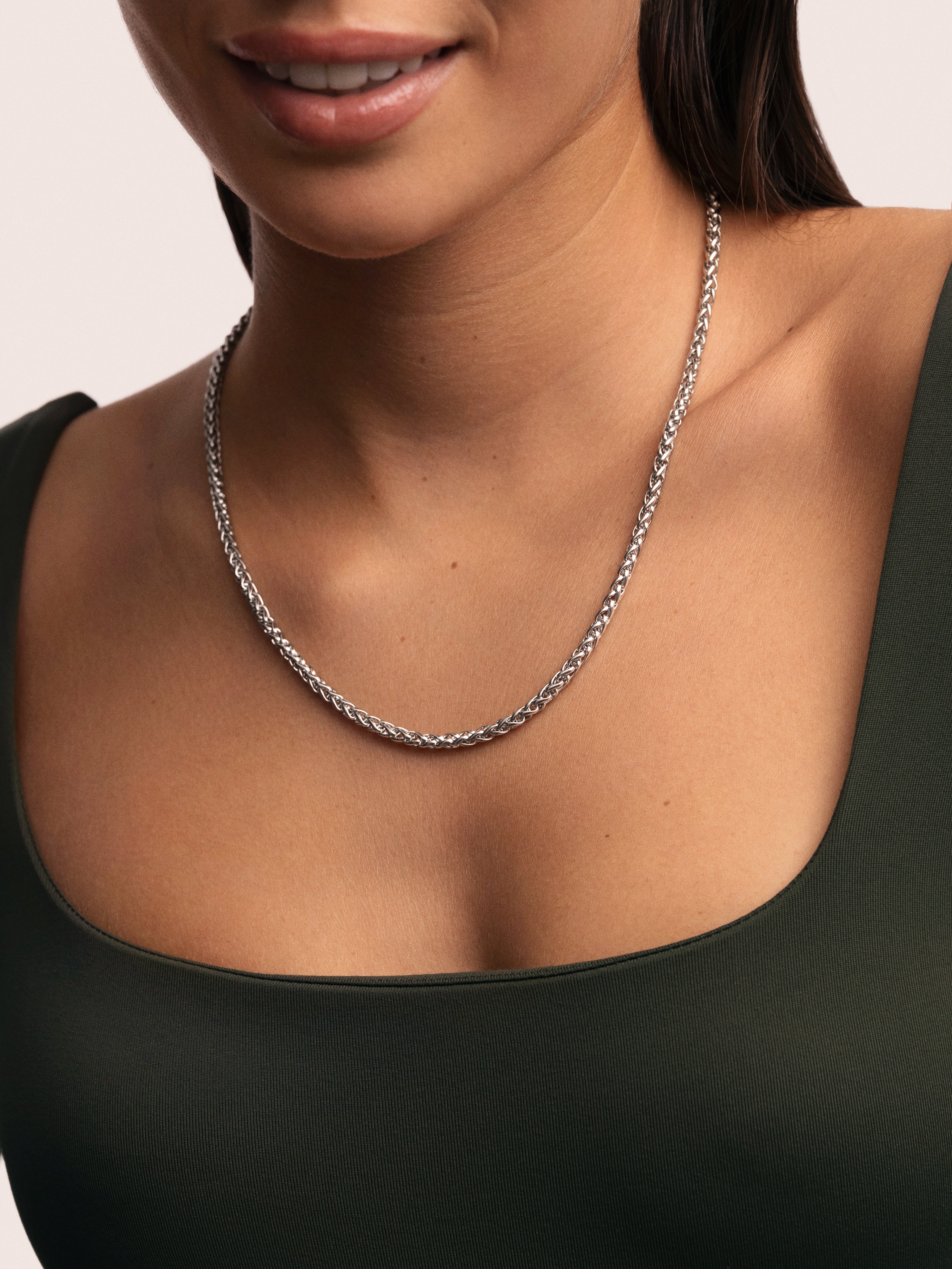 Fine Disco Stainless Steel Necklace