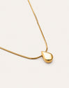 Imagen detalle de Drop Drop Steel Gold-Plated Necklace