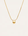 Drop Drop Steel Gold-Plated Necklace