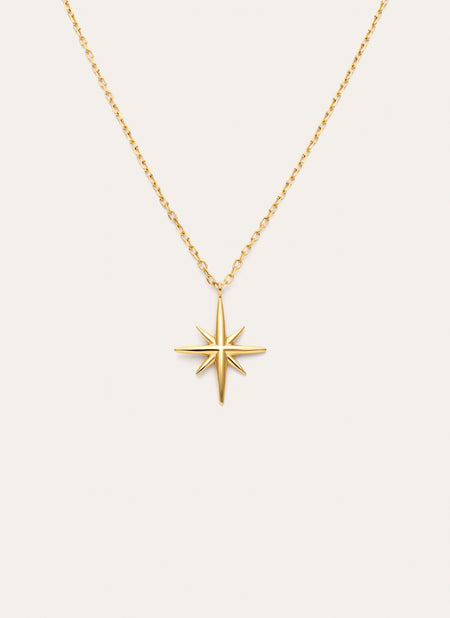 Collana Guidance in Acciaio con placcatura in Oro