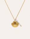 Collar Irida Acero Baño Oro