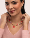 Collar l'Amour à Paris Color Acero Baño Oro