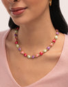Collar l'Amour à Paris Color Acero Baño Oro