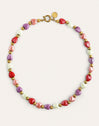 Collar l'Amour à Paris Color Acero Baño Oro