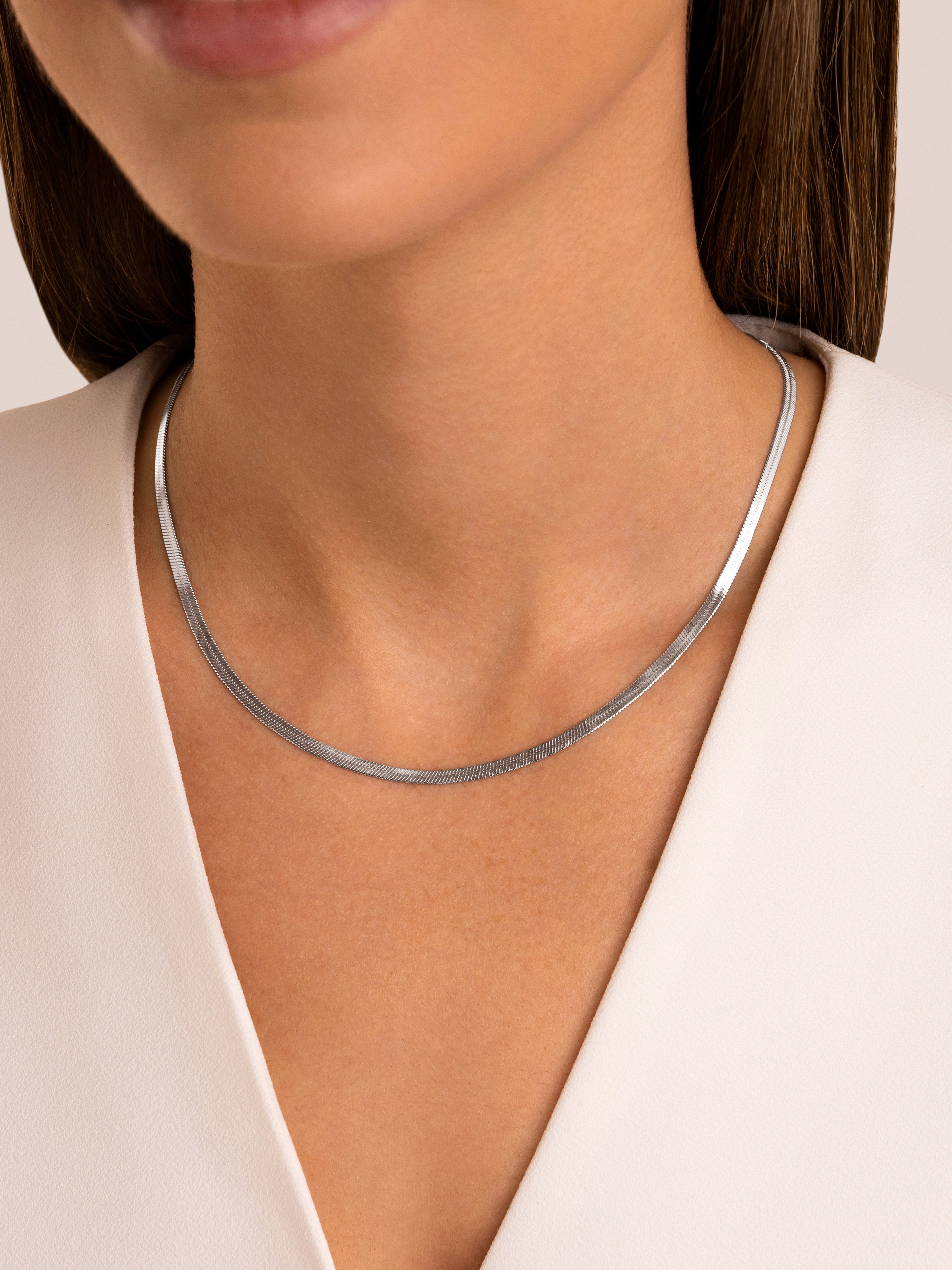 Collar Lisse S Acero