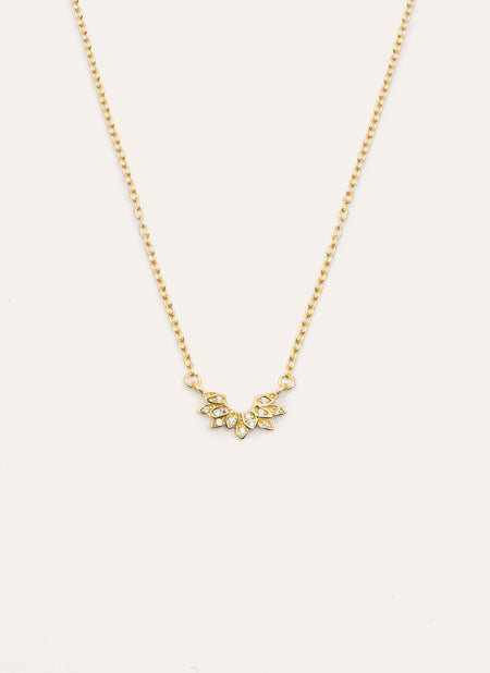 Lotus Gold Necklace