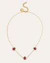 Collar Mariquita Baño Oro