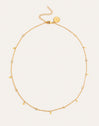 Ketting Mini Spark Drop Verguld met 18kt goud - vista 4