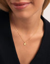 Medallion Polaris Gold Necklace