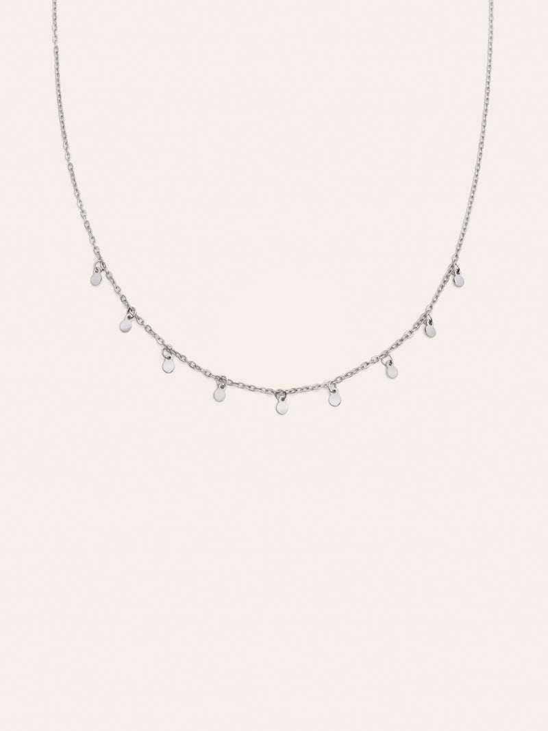 Collar Mini Moons 3mm Acero