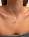 Collana My Jade Placcato Oro - puesto en modelo