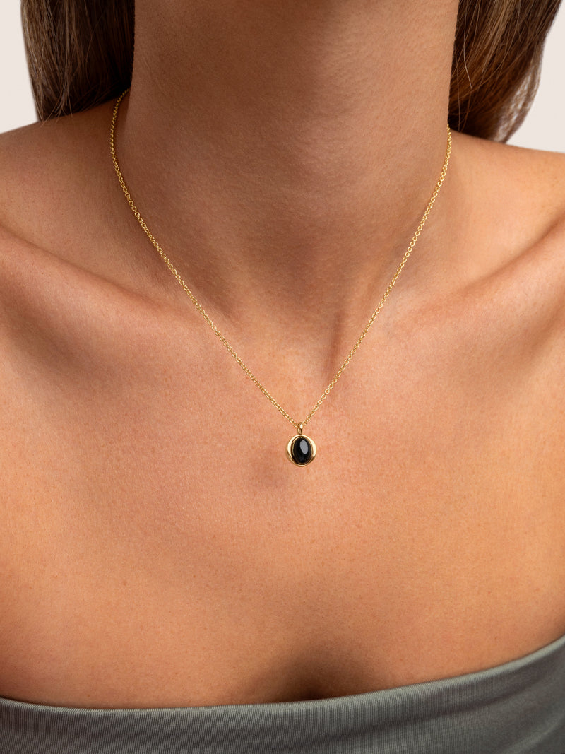 Collana My Onyx Placcato Oro