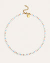 Collar Nacary Colors Acero Baño Oro