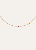 Collar New Orbit Multicolor Baño Oro