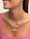 Nemo Stones Stainless Steel Gold Necklace