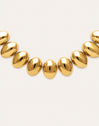 Collar Oceya Acero Baño Oro