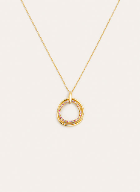 Collar Oria Colors Baño Oro