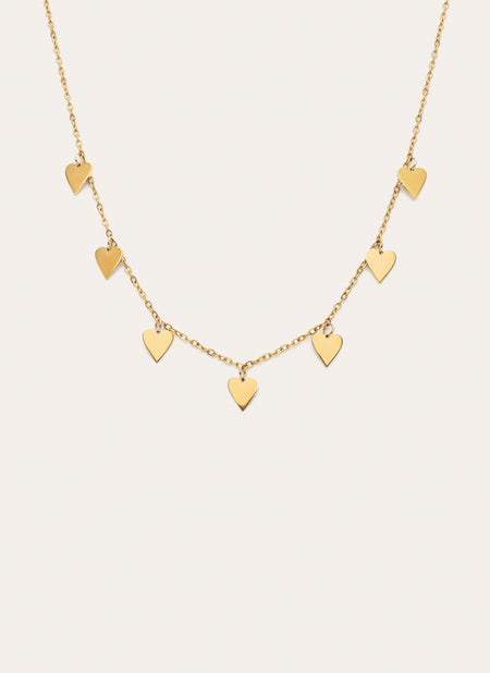 Collar Passion Acero Baño Oro