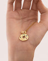Pack Collar Charm Para Ti Mamá Baño Oro