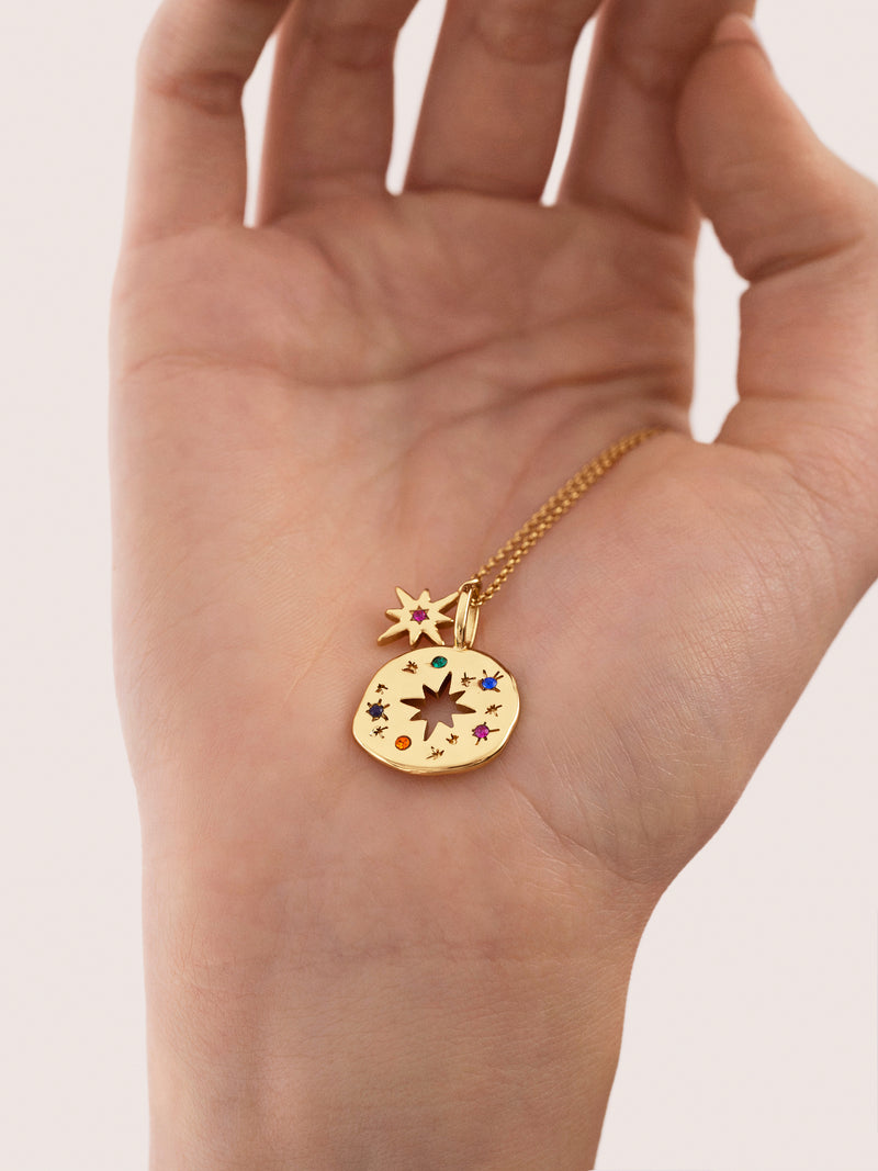 Pack Collar Charm Para Ti Mamá Baño Oro