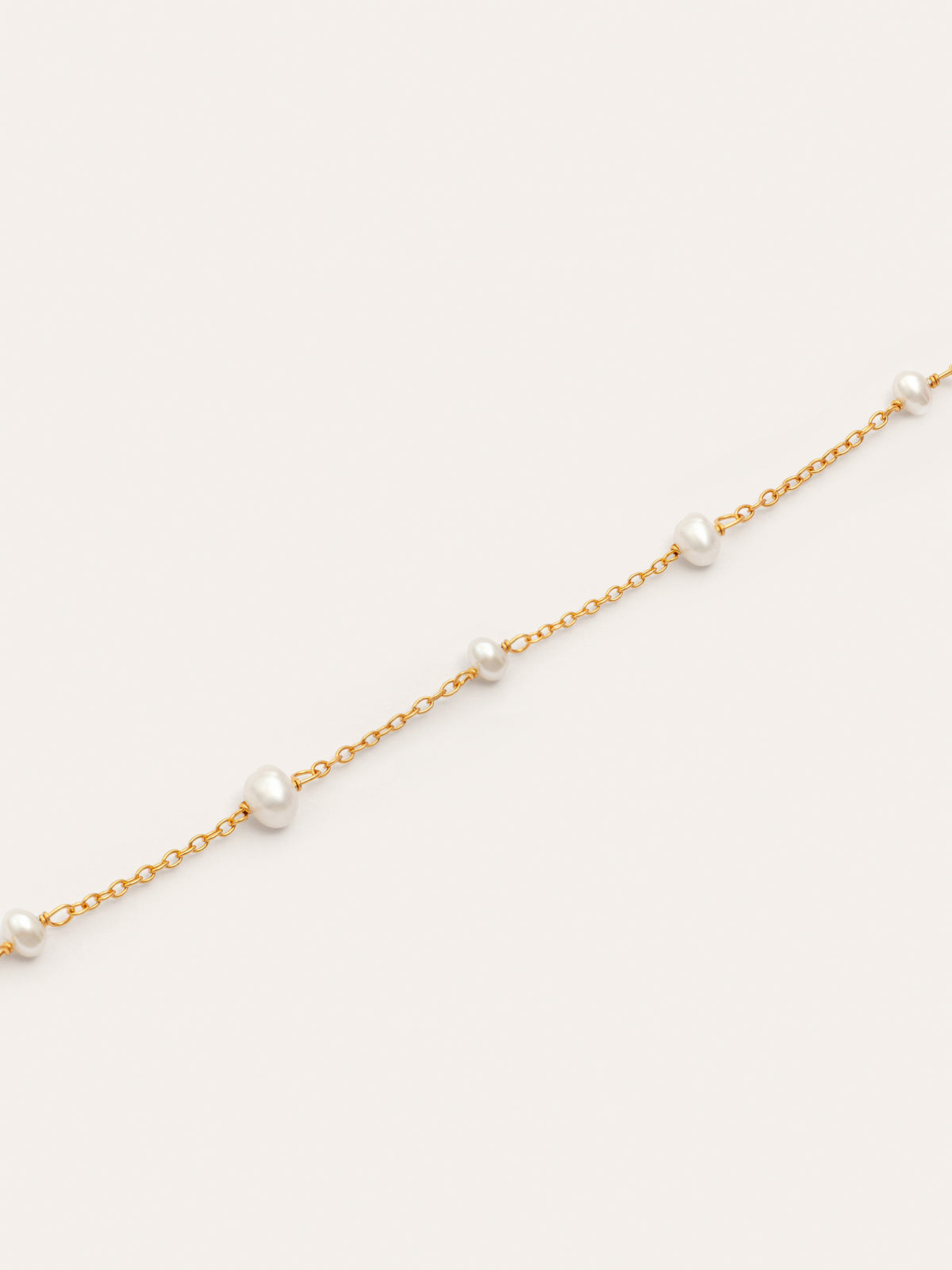 Imagen detalle de Collier Pearl & Pearls plaqué or