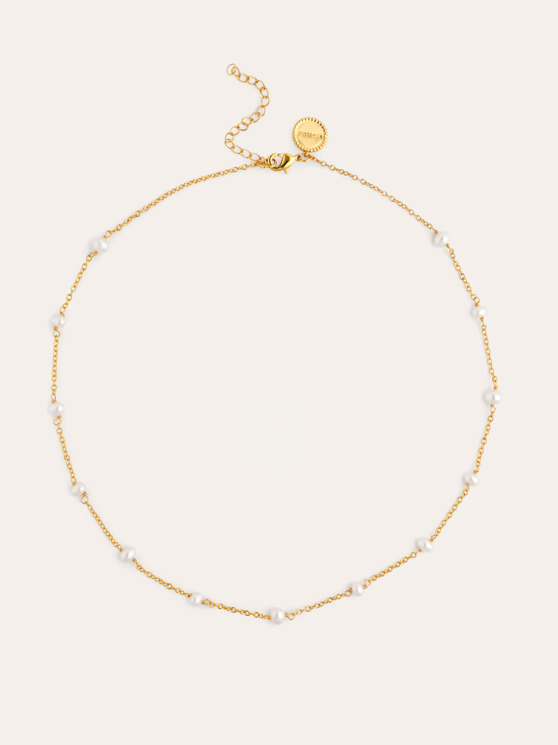 Collier Pearl & Pearls plaqué or