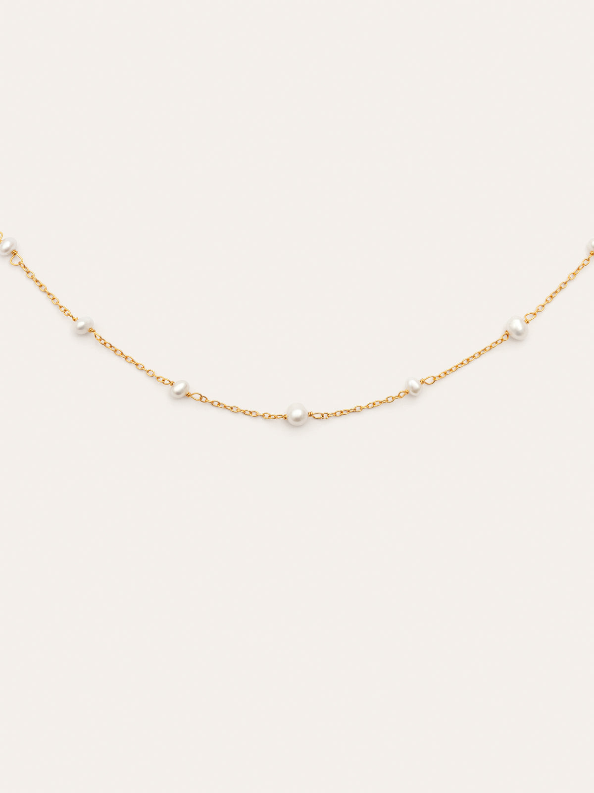 Collier Pearl & Pearls plaqué or