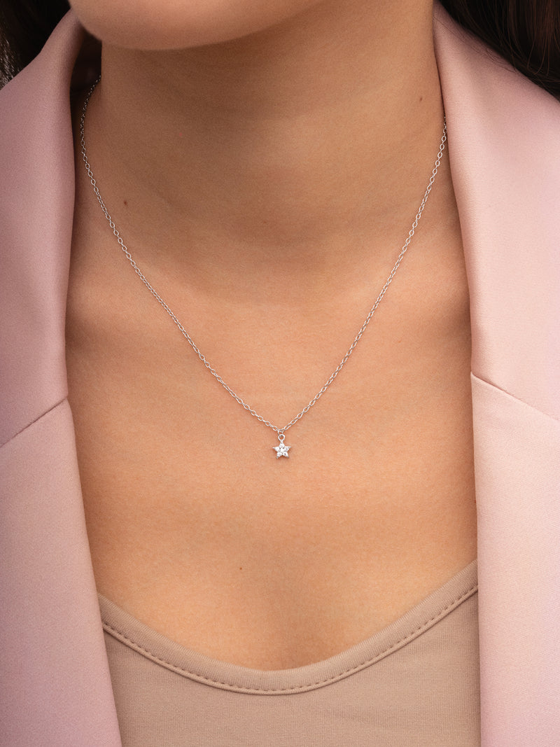 Collana Polaris Star Argento