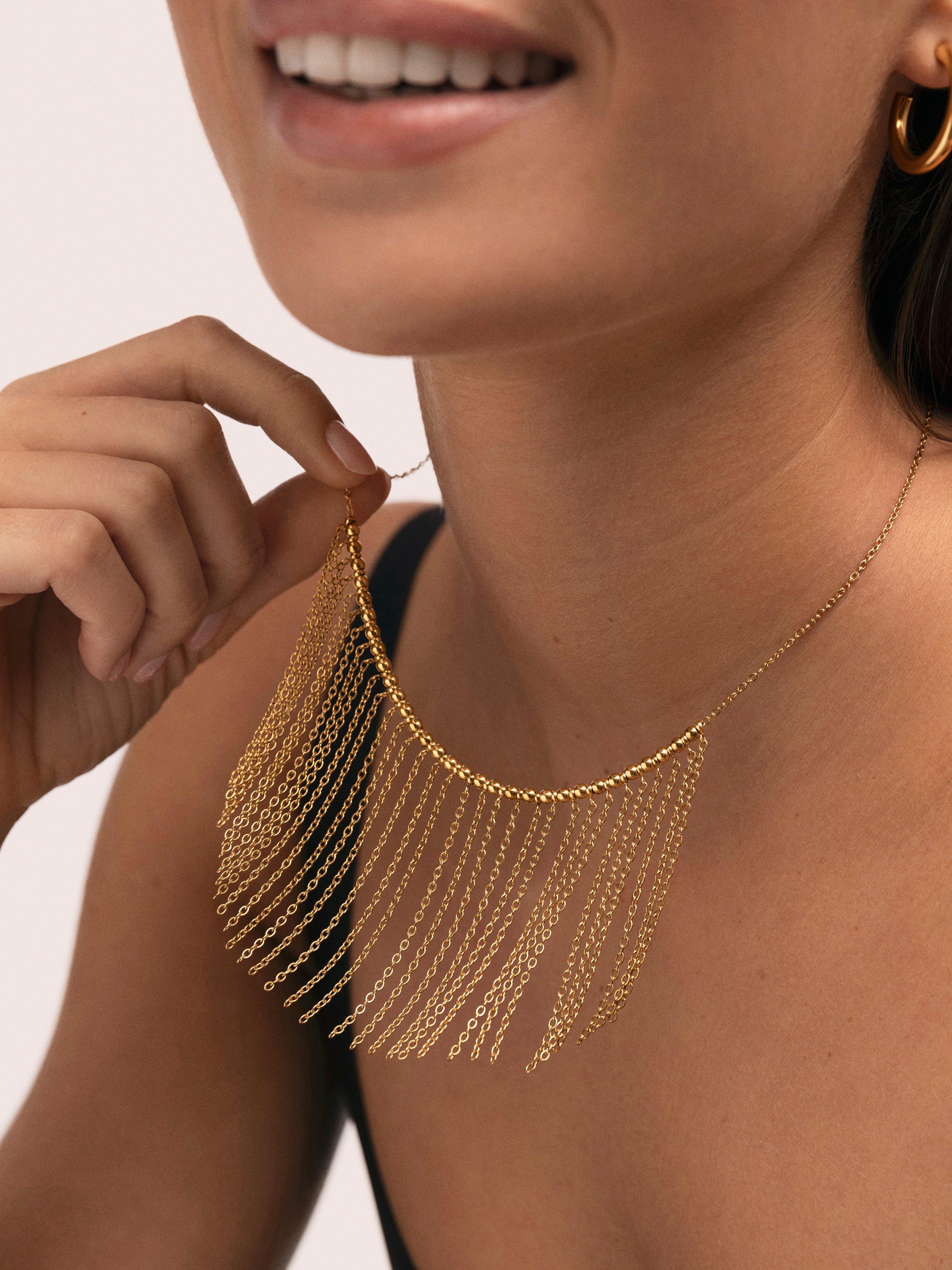 Collar Regina Acero Baño Oro