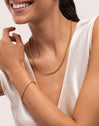 Rosary Necklace Gold-Plated Steel - vista 4