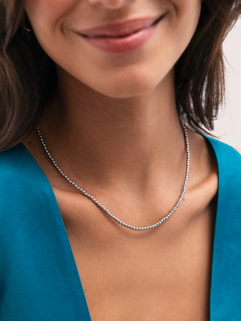 Collier Rosario Acier