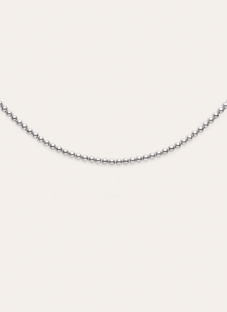 Rosary Necklace Steel