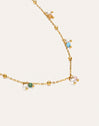 Collar Shamira Dots Acero Baño Oro