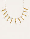 Collar Costa Acero Baño Oro